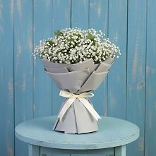 Букет цветов из:  Гипсофила в Петропавловской Республики Чечня