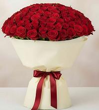 Букет 101 Красная роза Милано в Петропавловской Республики Чечня