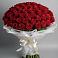Букет 101 Красная роза Блэк Мэджик в Петропавловской Республики Чечня