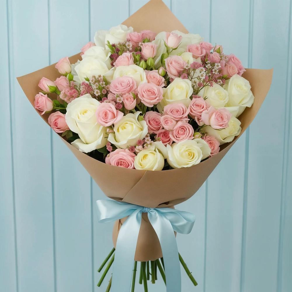 Букет цветов из: Розы в Петропавловской Республики Чечня