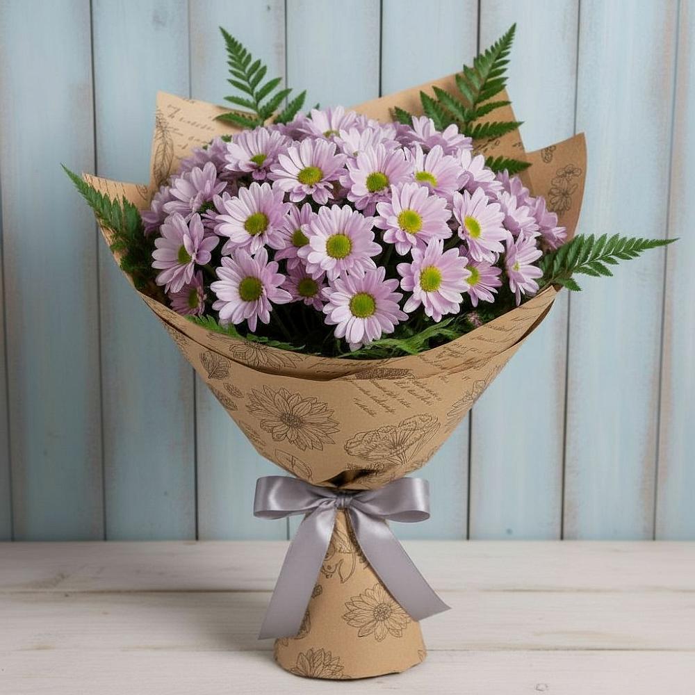 Букет цветов из: Хризантемы в Петропавловской Республики Чечня