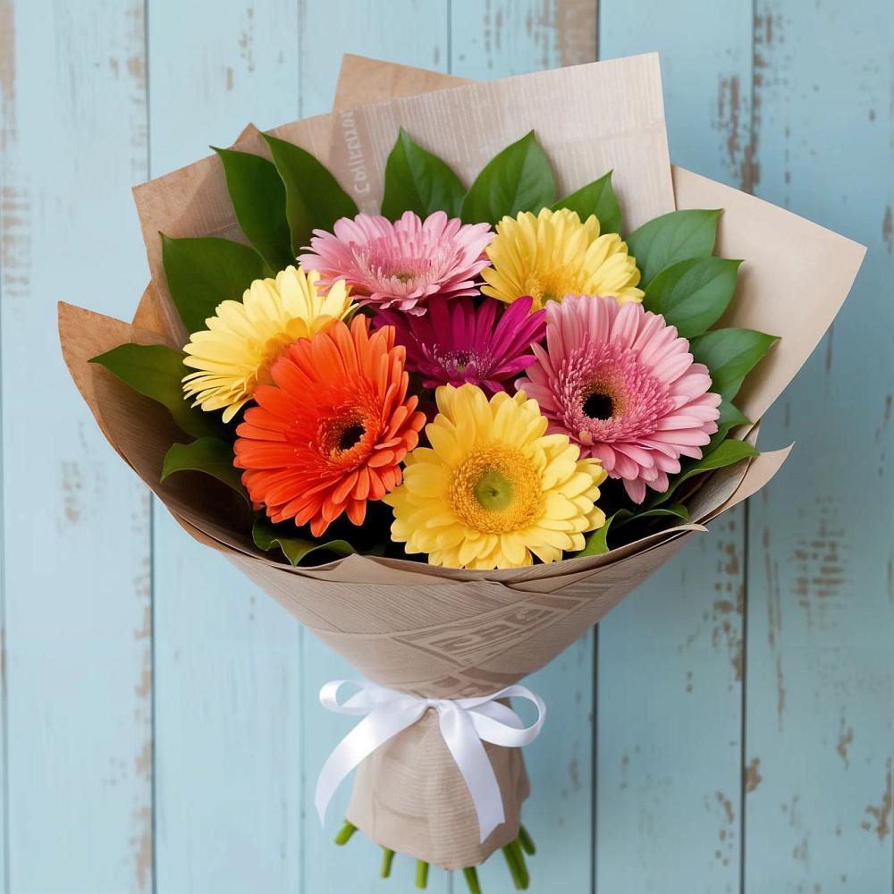 Букет цветов из: Герберы в Петропавловской Республики Чечня