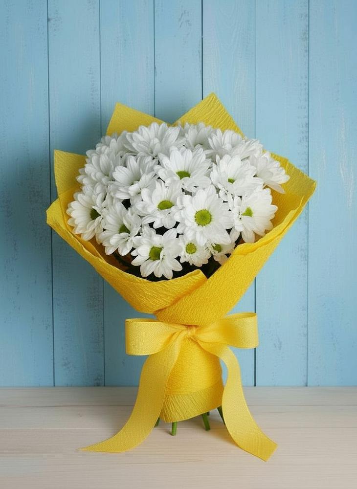 Букет цветов из: Хризантемы в Петропавловской Республики Чечня