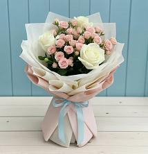 Букет цветов из:  Розы в Петропавловской Республики Чечня
