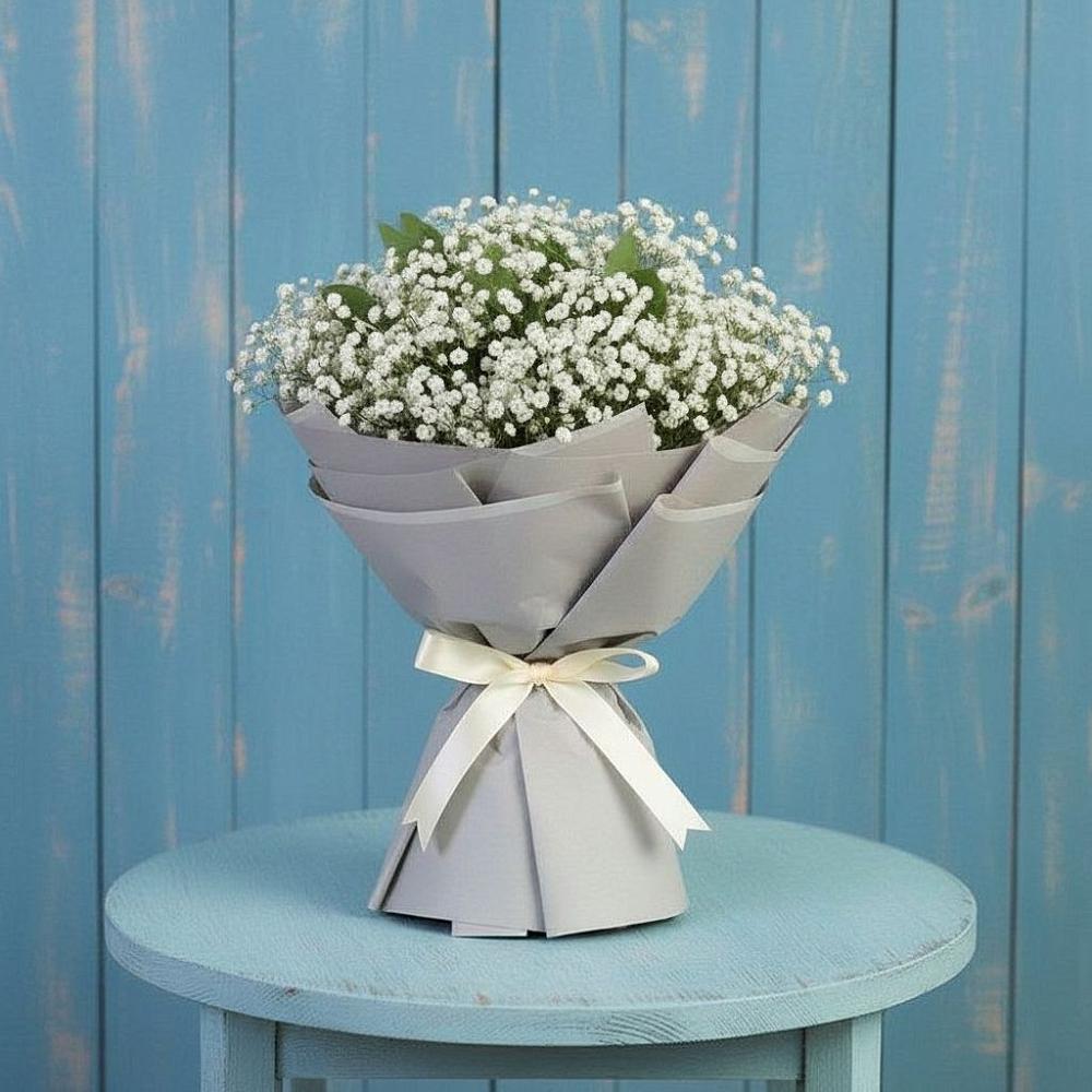 Букет цветов из: Гипсофила в Петропавловской Республики Чечня