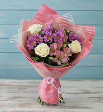 Букет цветов из:  Герберы в Петропавловской Республики Чечня