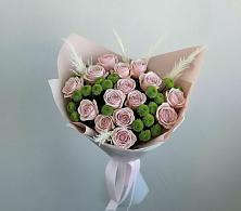 Букет цветов из:  Розы и Хризантемы в Петропавловской Республики Чечня