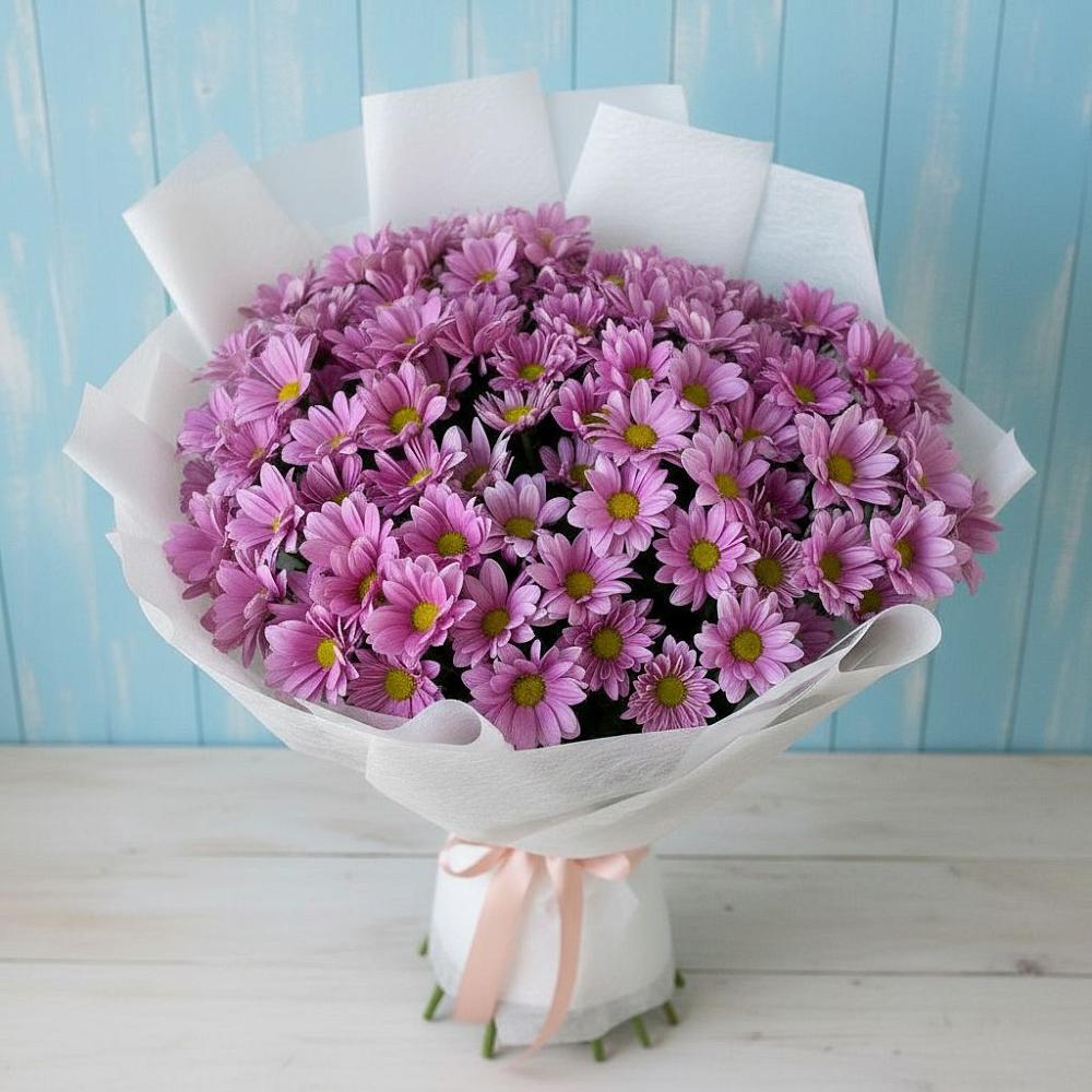 Букет цветов из: Хризантемы в Петропавловской Республики Чечня