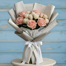 Букет цветов из:  Розы в Петропавловской Республики Чечня