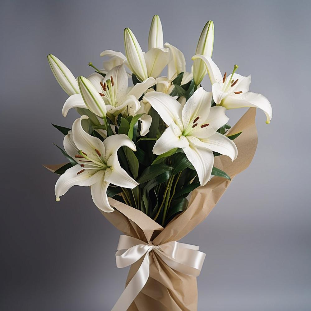 Букет цветов из: Лилии в Петропавловской Республики Чечня
