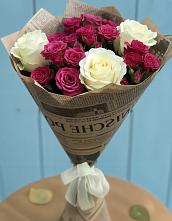 Букет цветов из:  Розы в Петропавловской Республики Чечня