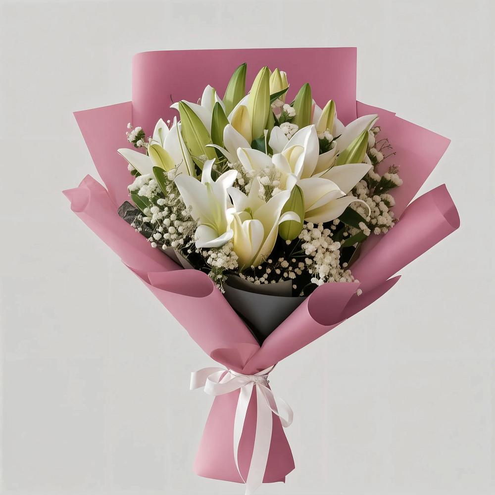 Букет цветов из: Лилии в Петропавловской Республики Чечня