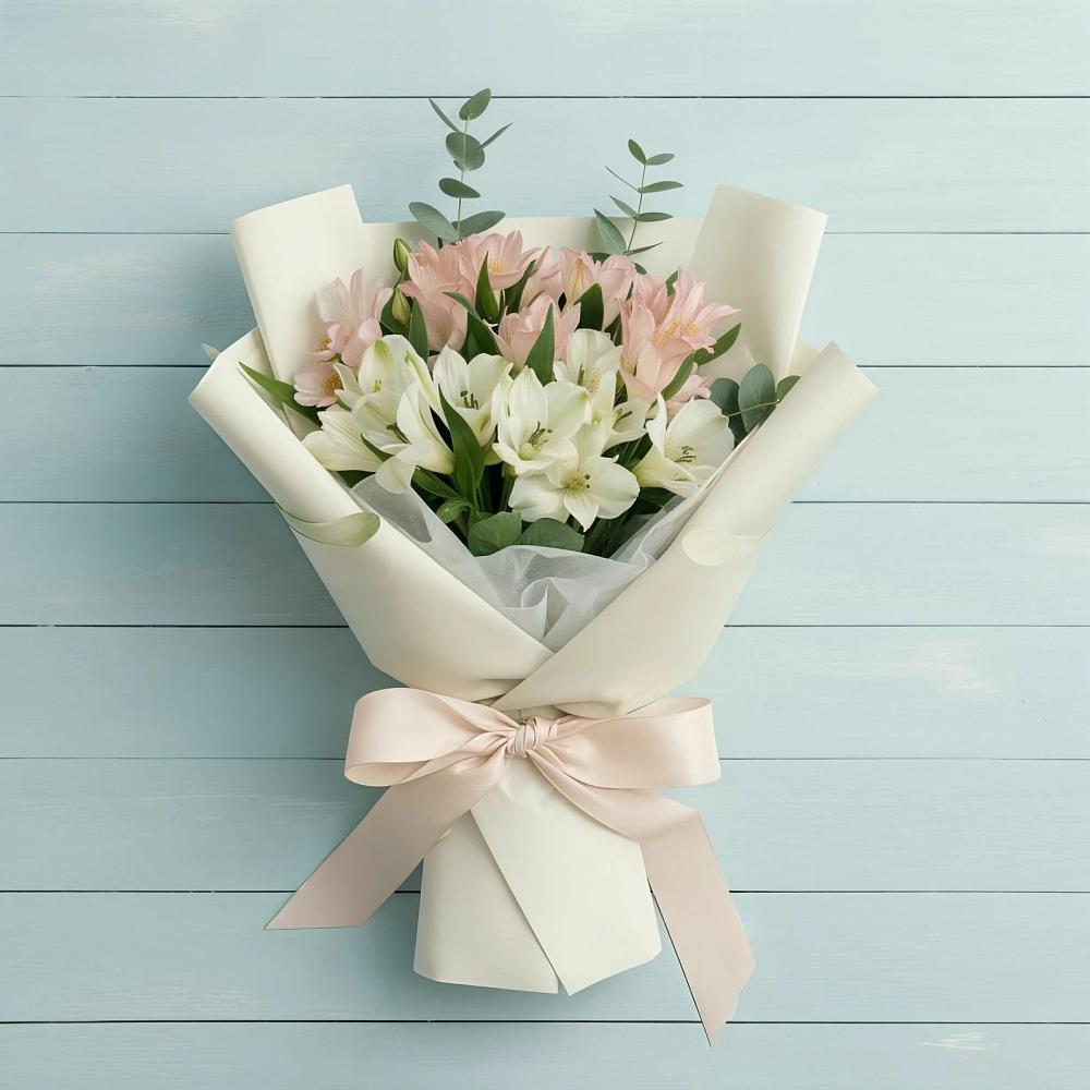 Букет цветов из: Альстромерии в Петропавловской Республики Чечня