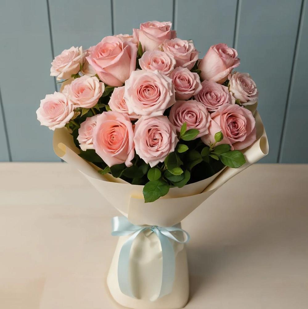 Букет Розовый шарм в Петропавловской Республики Чечня