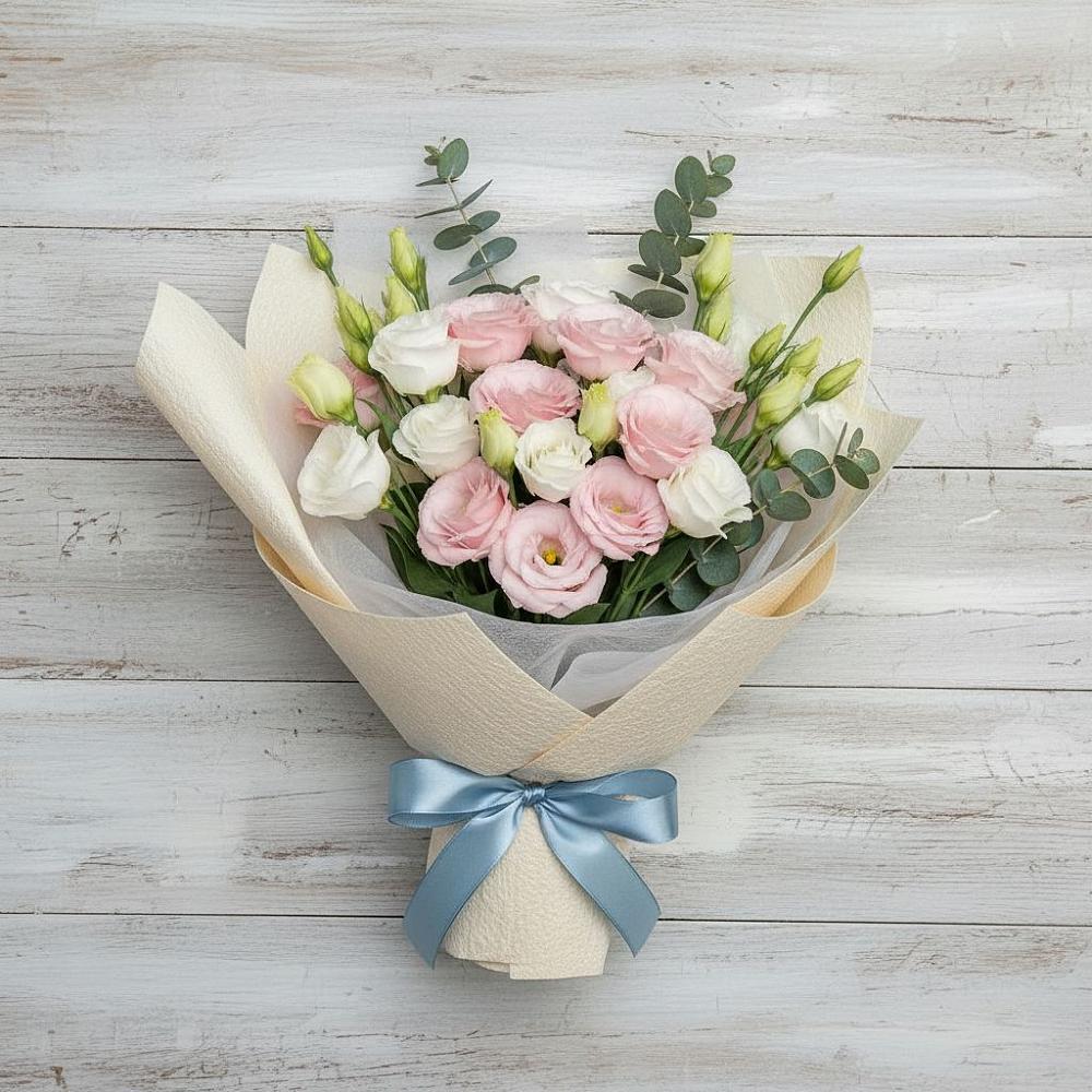 Букет цветов из: Лизиантусы в Петропавловской Республики Чечня